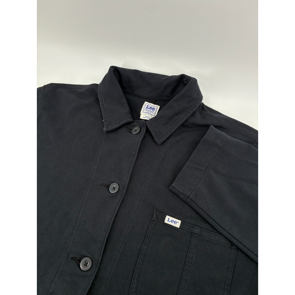 Lee Workwear Womens XL Black Chore Jacket Button Front 3/4 Sleeve 112359287